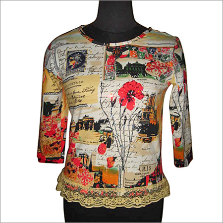 Mixcolor Printed Top