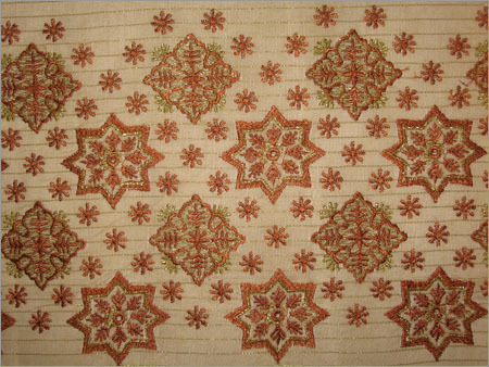 Embroidered Silk Stole