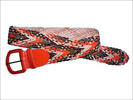 Braided Leather Belt