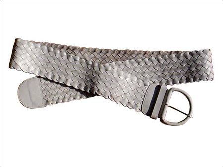 Leather Braided Belt