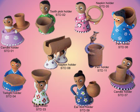 Terracotta utility doll