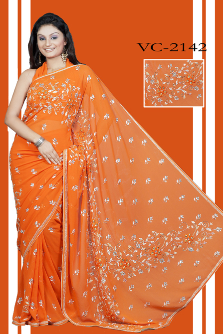 Crepe Fashion Sarees