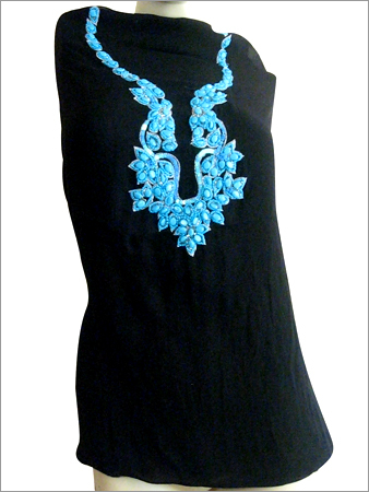 Black Stone work Kurti