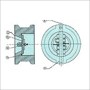 Dual Plate Wafer Design Check Valve