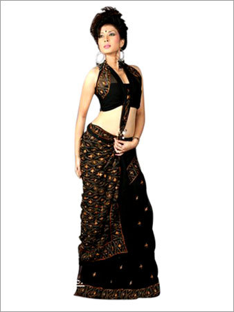 Embroidered Saree