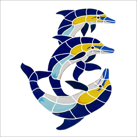 Dolphin Mosaic For Swimming Pool