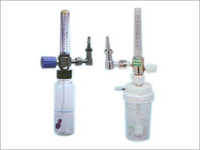 Oxygen Pipe Line Flow Meter with Humidifier Bottle