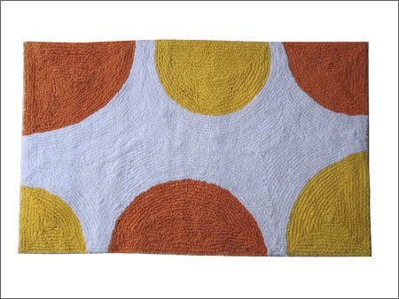 Printed Bathmat - Cotton, 20x30 Inches, Multicolor | Absorbent, Stylish, Durable, Comfortable, Easy Clean