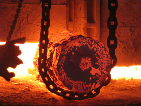 Hot Ingots from Furnace