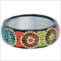 Beaded Lac Bangle