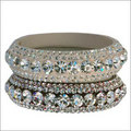 Cut Stone Lac Bangles