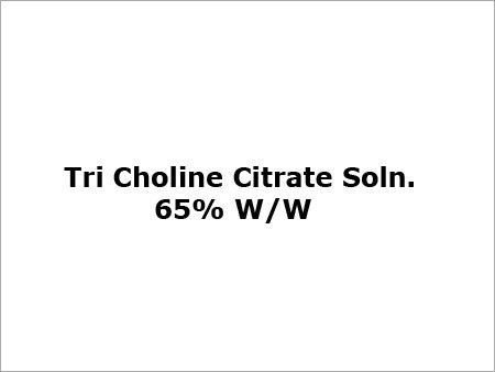 Tri Choline Citrate Soln. 65% W/W