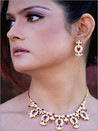 Diamond Necklace Set