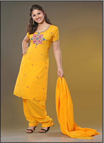 Semi Georgette Salwar Suit