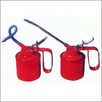 Metal Red Oil Can
