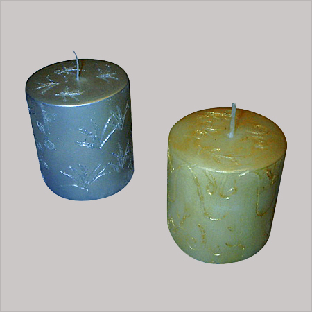 Gold Embossed Candles