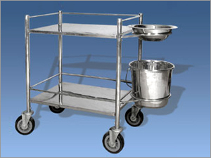 Stainless Steel Dressing Trolley