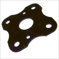 Prop Plate Pressed - Rubber, 50x40 Mm, Black, 4 Holes, 10 Mm Diameter | Durable, Reliable, Precise Fit, Easy Install