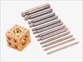 Brass Dapping Block & 12 Pcs. Punch Set - Stainless Steel, Variable Size | Double Head, Versatile Use, Easy Cleaning