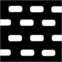 Perforated Sheet with Oblong Hole & Triangular Pit