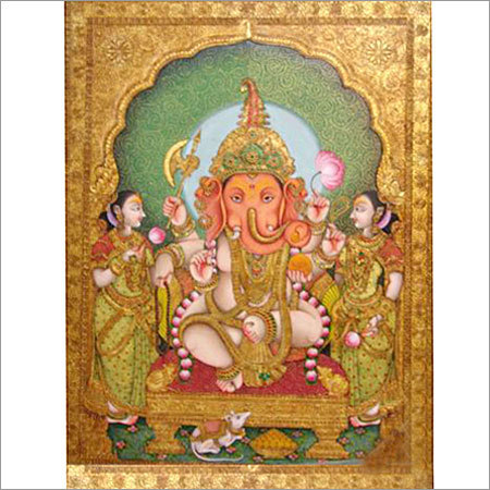 Ganesh Ji's Tanjor Painting