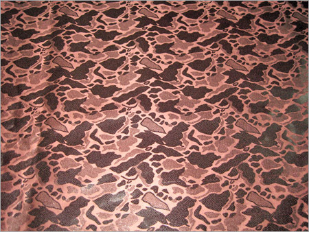 Poly Suede Printed Fabric