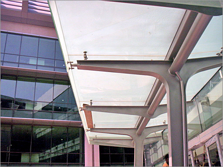 Main Entrance Glass Canopy