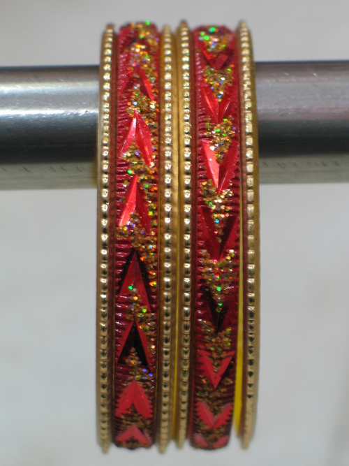 Gemstone Metal Bangles