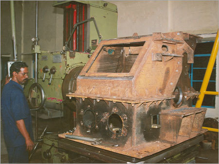 Hammer Mill Body under Machining