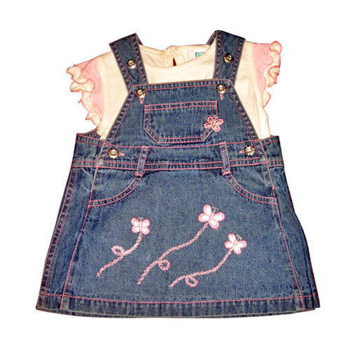 Girl Denim Dress Set