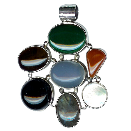 Stone Beaded Silver Jewelry