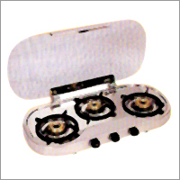 Three Burner Royal Glass-Lid RGL TB-3001