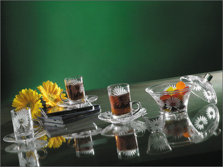 Tea Cups with Saucers Cawa Cup and Candy Bowls