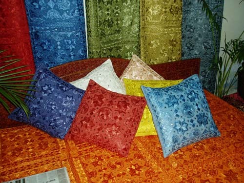 MIRROR WORK Bed Spreads