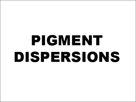 Pigment Dispersions