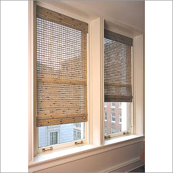 Blind Center Bamboo on Window