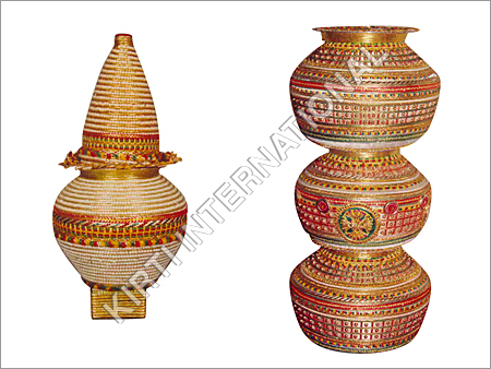 Decorative Kalash with Moti Work