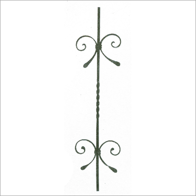 Panel - Wrought Iron 72x2 inches Black, Elegant Design Durable Weather Resistant