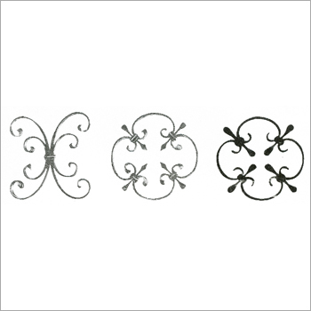 Rossettes - Metal, Varied Dimensions, Black | Elegant Design, Durable, Versatile, Lightweight, Ornate Style