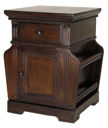 Wooden Bedside Cabin