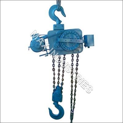 Green 10 Ton Chain Pulley Block