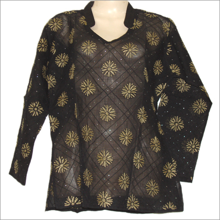 Cross Printed Kurta
