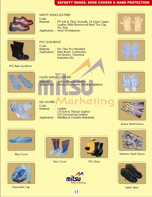 Safety Shoes, Shoes Cover & Hand Protection