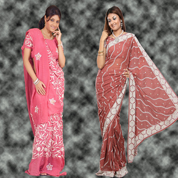 Hand Work Saree