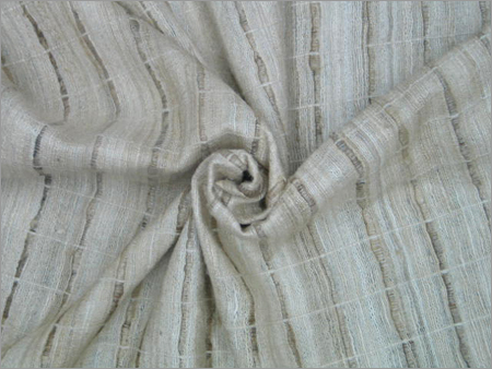 Tasar Raw Silk in Chek Weave
