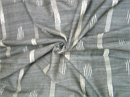 Tasar Silk-viscose Blended Stripe/Dots Weave