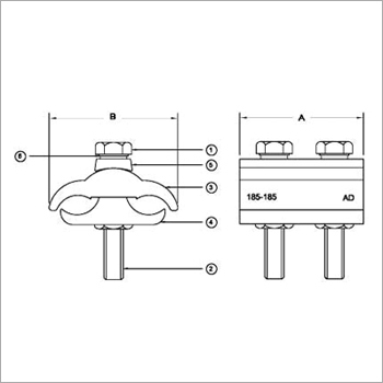 Parallel Groove Clamps - Metal, Varied Dimensions, Coated Finish | Secure Grip, Easy Adjustment, Precise Clamping