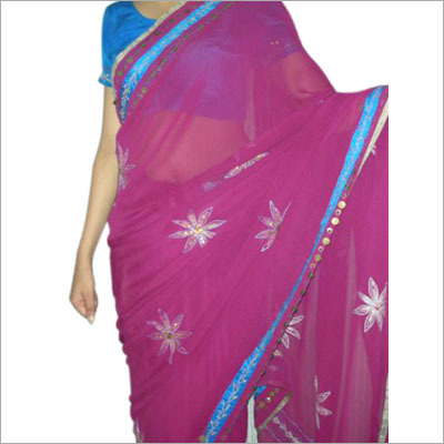 Pure Georgette Saree