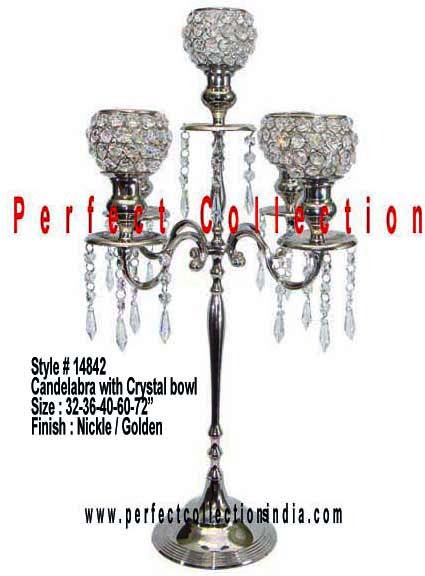 Stylish Crystal Candelabra