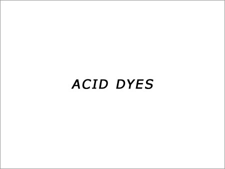 Acid Dyes